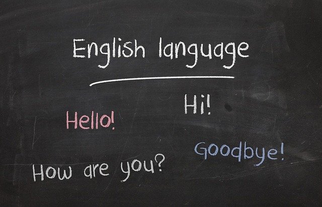 anglický jazyk a pozdravy